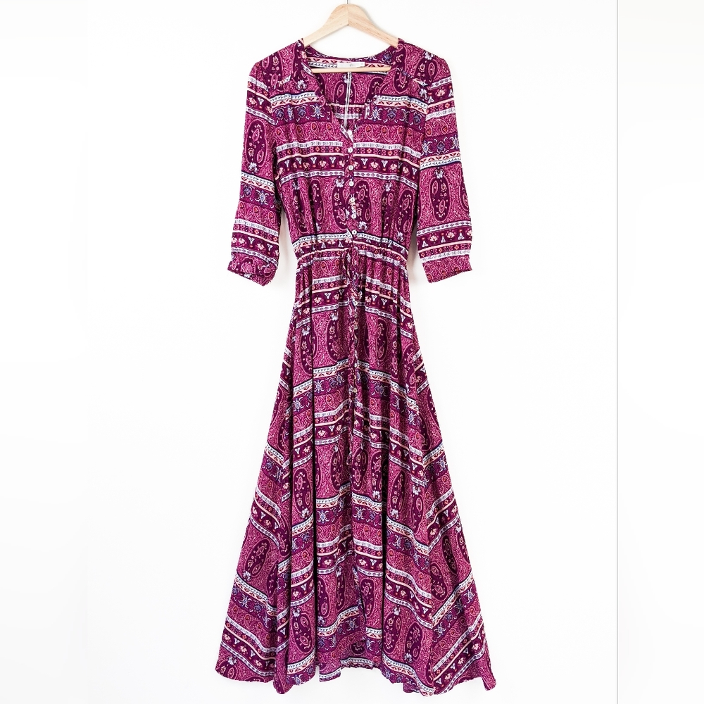 NWT Le Salty Label Oracle Maxi, Berry